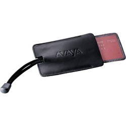 Luggage Tags - Millennium Leather Retractable ID Tag