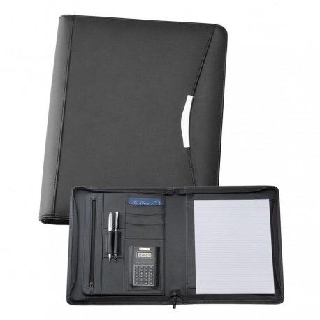 Leather Zip Compendiums - A4 Bonded Leather Compendium