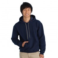 Fleece Tops - Premium Cotton Adult Ring Spun Hooded Sweatshirt