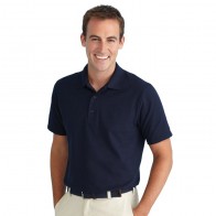 Men's Promotional Polo Shirts - DryBlend Adult Piqué Sport Shirt