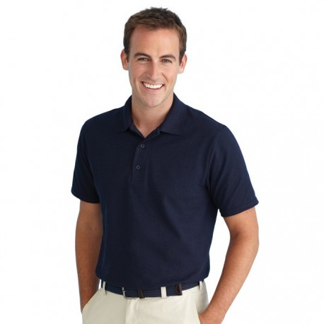 Men's Promotional Polo Shirts - DryBlend Adult Piqué Sport Shirt