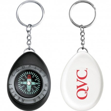 Printed Keyrings - Oval Compass / Key Ring