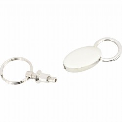 Oval Valet Key Ring