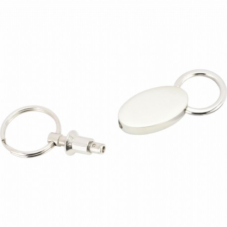 Metal Keyrings - Oval Valet Key Ring
