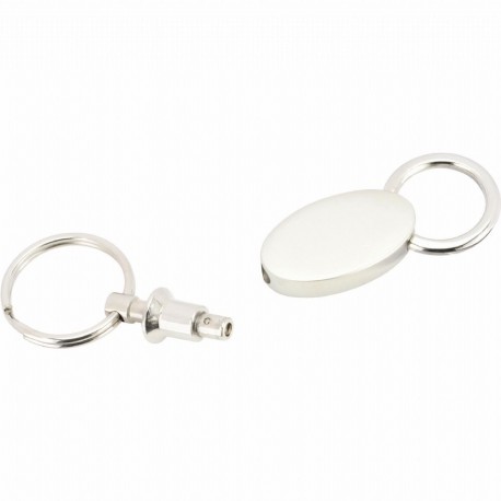 Oval Valet Key Ring