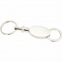 Metal Keyrings - Oval Valet Key Ring