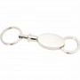 Oval Valet Key Ring