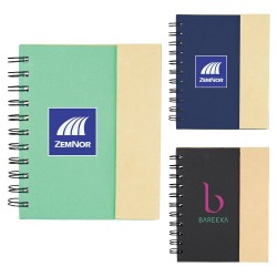 Printed Post It Notes - Lock-it Mini Spiral Notebook