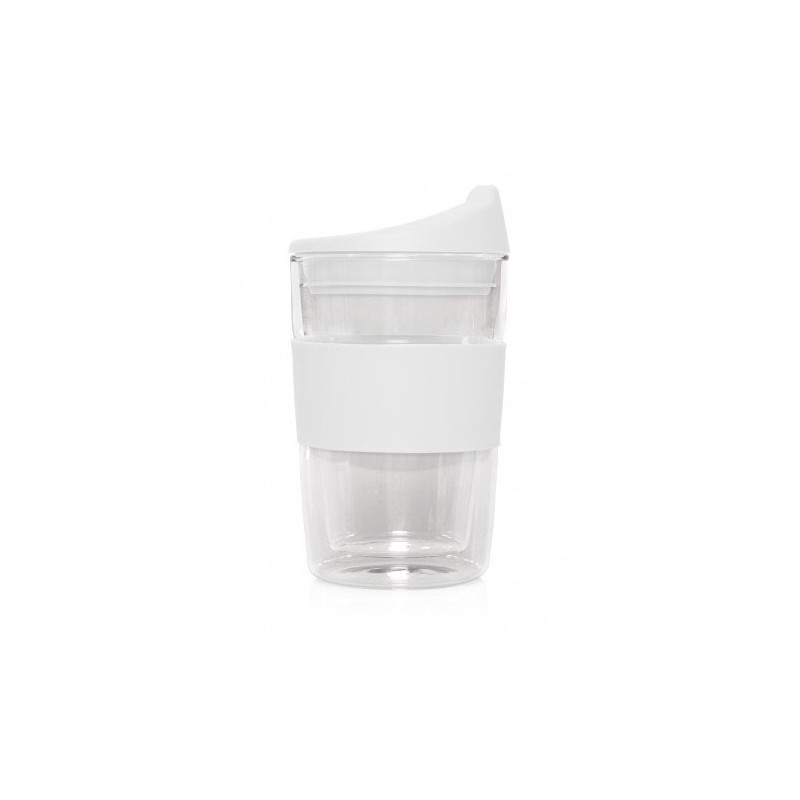 Doublewalled Glass Cup 2 Go 300ml Corporate Branded & Printed