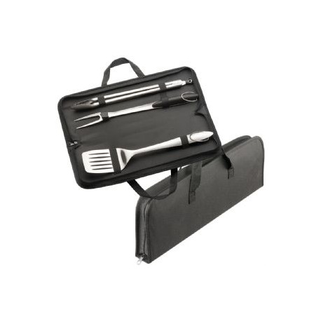 BBQ Sets - 3 Piece Stainless Steel BBQ Set