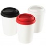Reusable Coffee Cups - Ceramic Mug with Silicone Lid