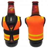 Printed Stubby Holders - Safety Vest Bottle Cooler
