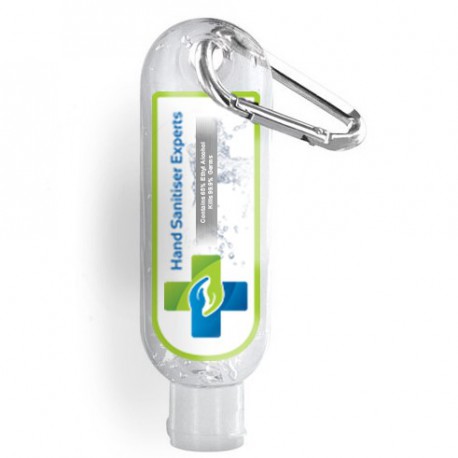 Hand Sanitisers - 60ml Hand Sanitiser with Carabiner