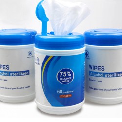 Hand Sanitisers - 60 Antibacterial Cleaning Wipes