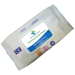 Hand Sanitisers - 50 Pack Antibacterial Hand Sanitiser Wipes