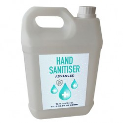 Hand Sanitisers - 5 Litre - 75% Antibacterial Hand Sanitiser Gel
