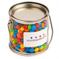 Small PVC Bucket Filled with Mini M&Ms 170G