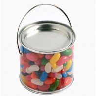 Medium Bucket Filled with Jelly Beans 400G (Corp Coloured or Mixed Coloured Jelly Beans)