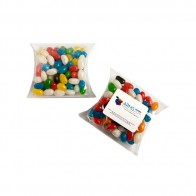 Jelly Beans in Pillow Pack 100G (Mixed Colours or Corporate Colours)