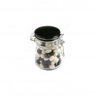 Jelly Beans in Glass Clip Lock Jar 160G (Mixed Colours or Corporate Colours)