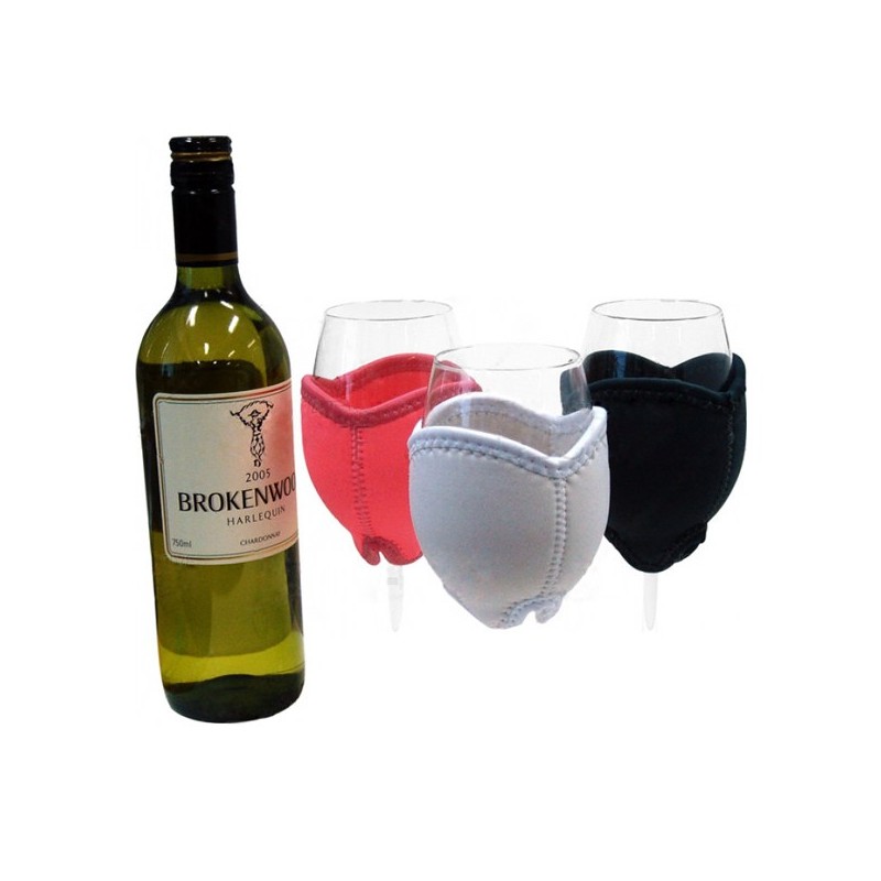 Wine glass cooler Corporate Branded Printed Promotional Printed Stubby Holders 163