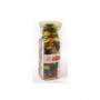 Choc Beans in Glass Tall Jar 220G (Mixed Colours)
