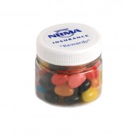 Jelly Beans in Plastic Jar 65G (Mixed Colours or Corporate Colours)