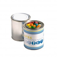 Paint Tin Filled with Jelly Beans 250G (Mixed Colours or Corporate Colours)