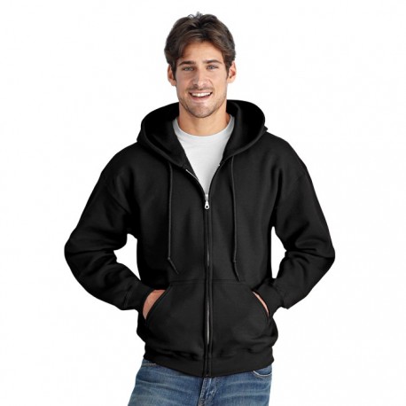 Fleece Tops - Heavy Blend Adult Full Zip Hooded Sweatshirt