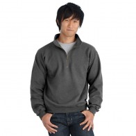 Fleece Tops - Heavy Blend Vintage Classic Adult 1/4 Zip Cadet Collar Sweatshirt