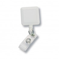 Custom Printed Lanyards - Square Retractable Badge Holder