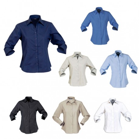 Ladies Corporate Shirts - Ladies' Nano Shirt (3/4 Sleeve)