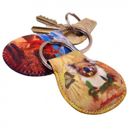 Printed Keyrings - Neoprene key ring