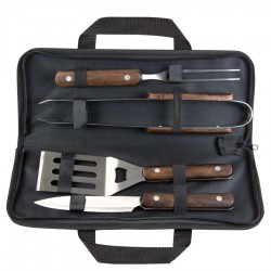 BBQ Sets - Wooden BBQ Tool Set
