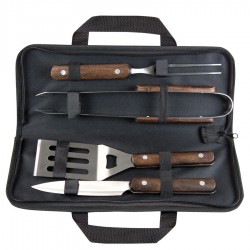 Wooden BBQ Tool Set