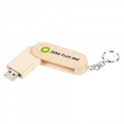 Rotating Wooden USB