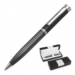 Executive Pens - Metal Pen Ballpoint Derofe Stripe Black