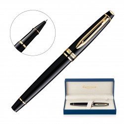 Executive Pens - Metal Pen Rollerball Waterman Expert - Lacquer Black GT