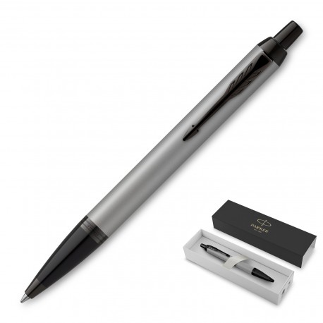 Executive Pens - Metal Pen Ballpoint Parker IM - Achromatic Matte Grey BT