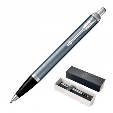 Executive Pens - Metal Pen Ballpoint Parker IM - Blue Grey Stainless CT