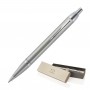 Metal Pen Ballpoint Parker IM - Brushed Stainless CT