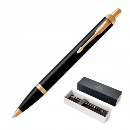 Executive Pens - Metal Pen Ballpoint Parker IM - Lacquer Black GT
