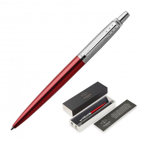 Executive Pens - Metal Pen Ballpoint Parker Jotter - Kensington Red CT