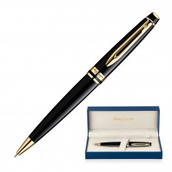 Executive Pens - Metal Pen Ballpoint Waterman Expert - Lacquer Black GT