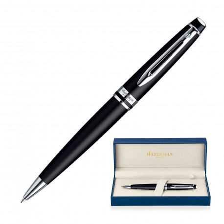 Executive Pens - Metal Pen Ballpoint Waterman Expert - Matte Black CT