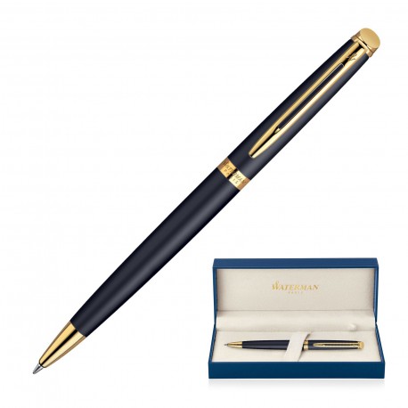 Metal Pen Ballpoint Waterman Hemisphere - Matte Black GT