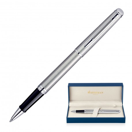 Executive Pens - Metal Pen Rollerball Waterman Hemisphere - Brushed Stainless CT