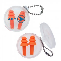 Silicone Earplug Keychain