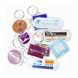 Square Clear Acrylic Keyring (includes full colour process)