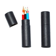 6 Pack Kids Colouring Pencils in cilindrical container